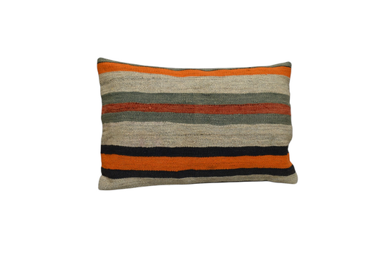 Yeni El Dokuma Dekoratif Kilim Kırlent Yastık Kılıfı 6665