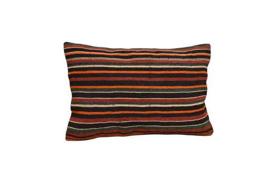 Yeni El Dokuma Dekoratif Kilim Kırlent Yastık Kılıfı 6669