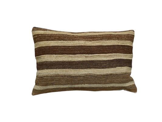 Yeni El Dokuma Dekoratif Kilim Kırlent Yastık Kılıfı 6671