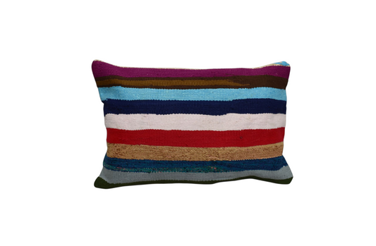 Yeni El Dokuma Dekoratif Kilim Kırlent Yastık Kılıfı 6676