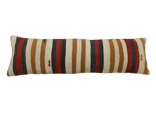 Yeni El Dokuma Dekoratif Lumbar Kilim Kırlent Yastık Kılıfı 6689
