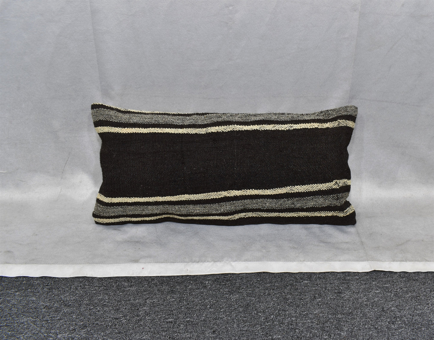Yeni El Dokuma Dekoratif Lumbar Kilim Kırlent Yastık Kılıfı 6698