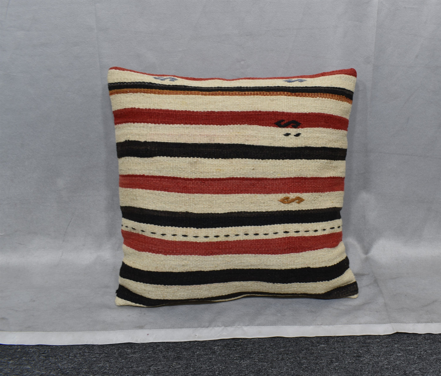 Yeni El Dokuma Dekoratif Kilim Kırlent Yastık Kılıfı 6701