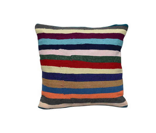 Yeni El Dokuma Dekoratif Kilim Kırlent Yastık Kılıfı 6703