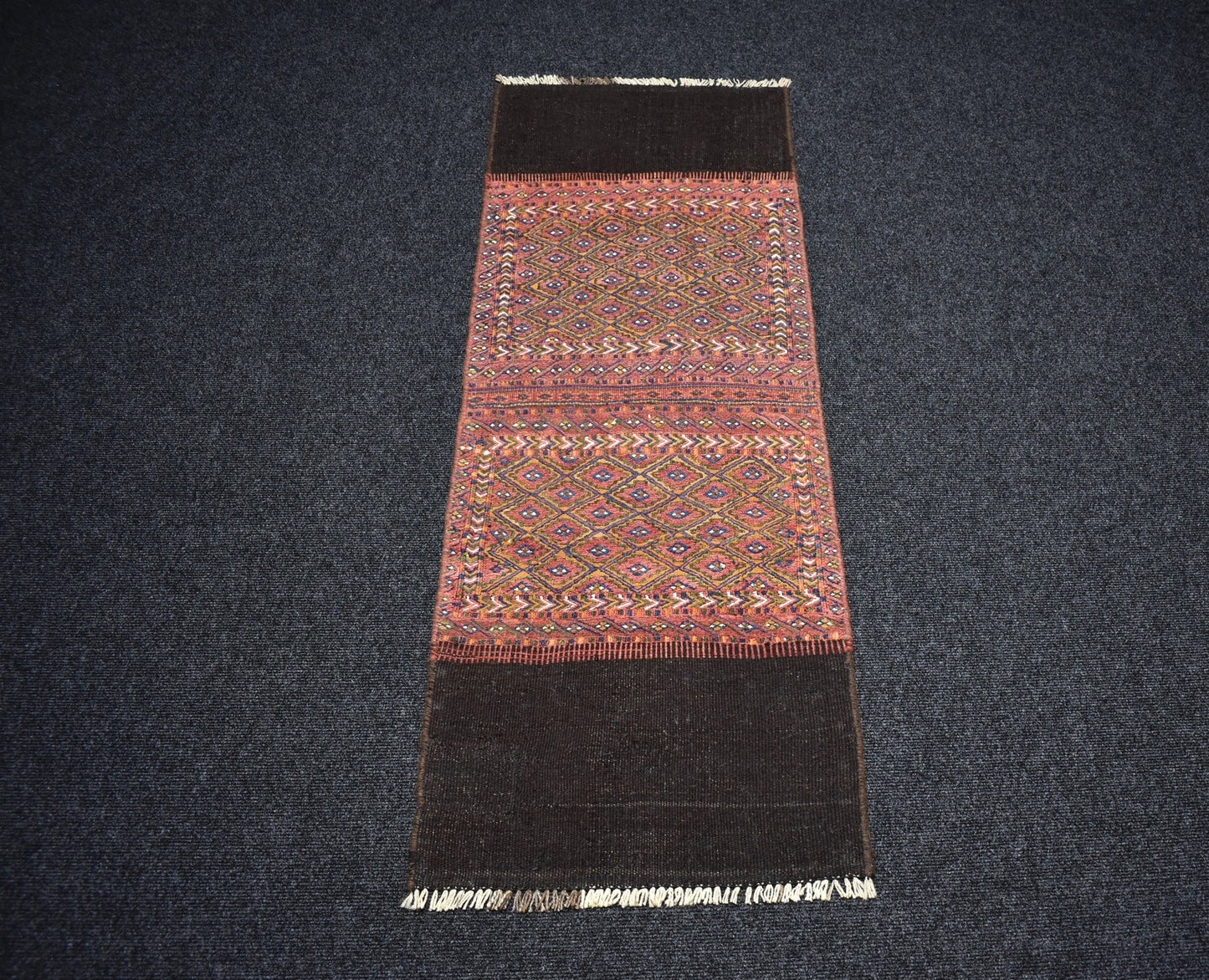 Antika El Dokuma Seçkin Cerit Yörükleri Meşhed İran Yün Yolluk Cecim Kilim 6726