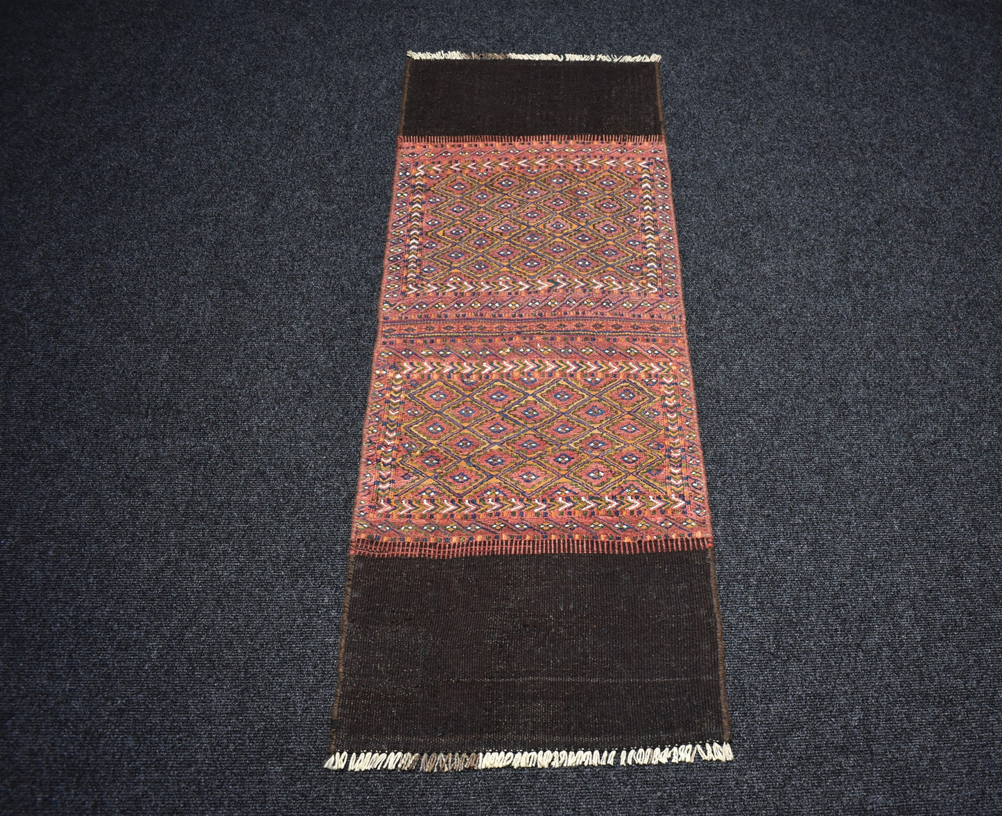 Antika El Dokuma Seçkin Cerit Yörükleri Meşhed İran Yün Yolluk Cecim Kilim 6726