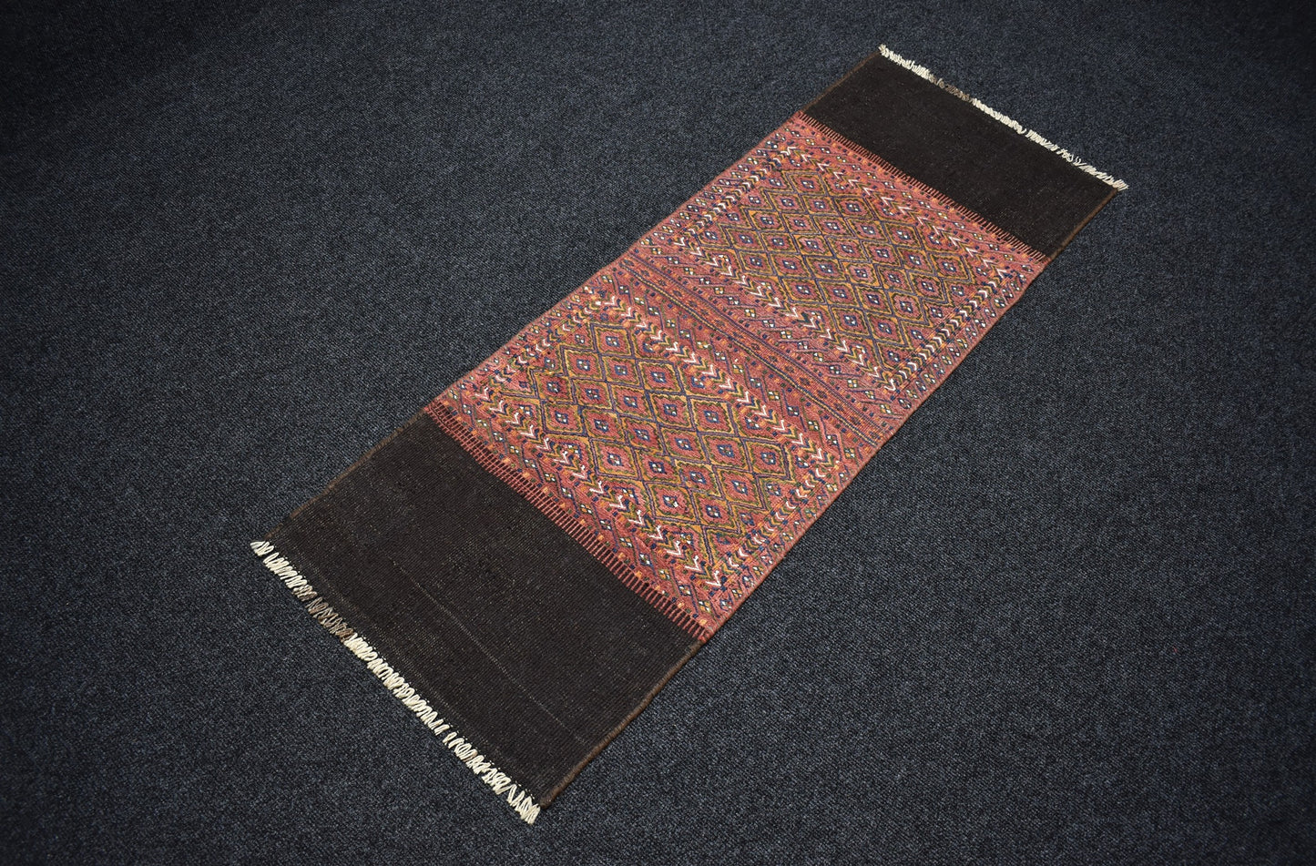 Antika El Dokuma Seçkin Cerit Yörükleri Meşhed İran Yün Yolluk Cecim Kilim 6726