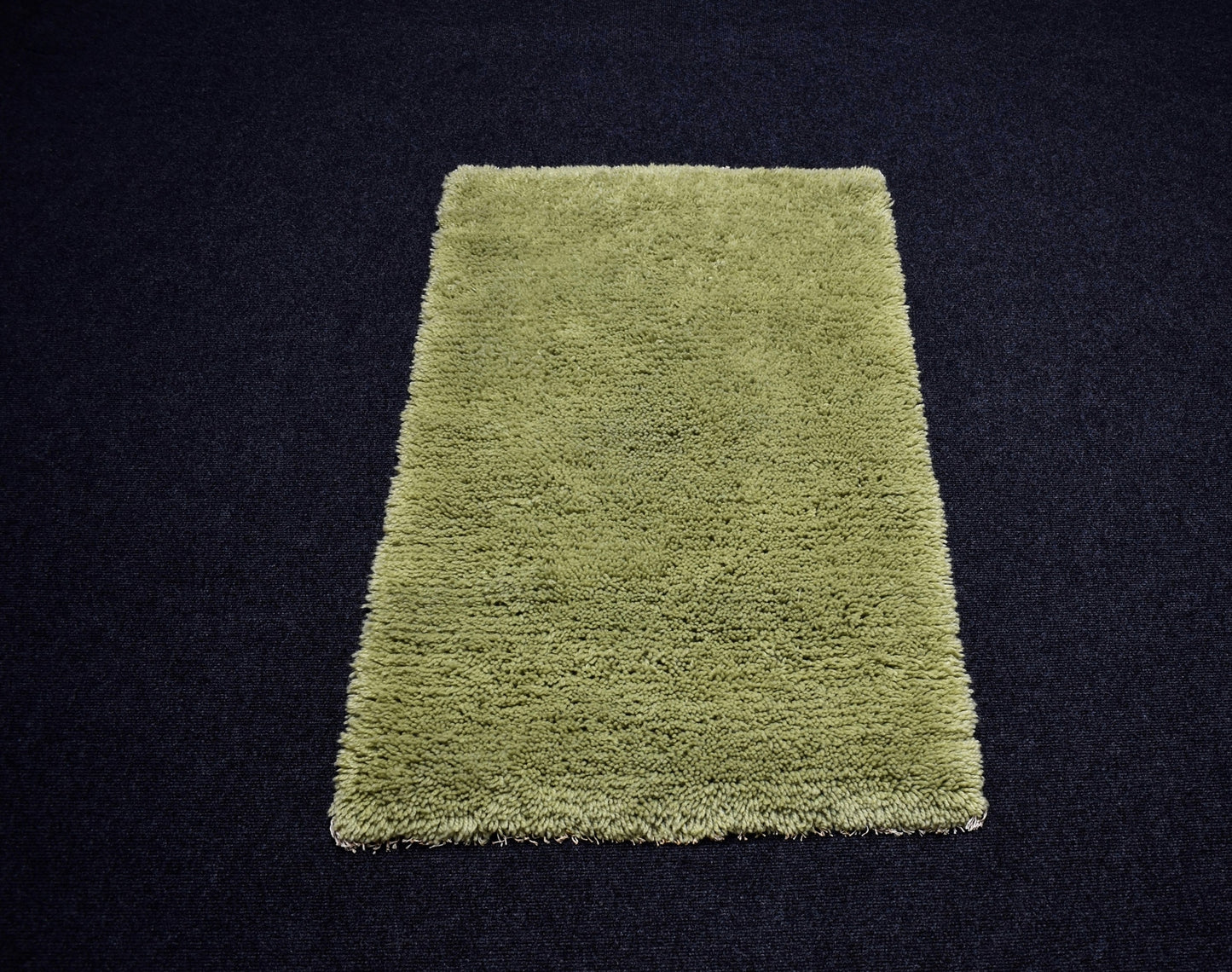 Yeni Benzersiz Otantik Açık Çağla Yeşili Shaggy Tülü Yün Halı 6727