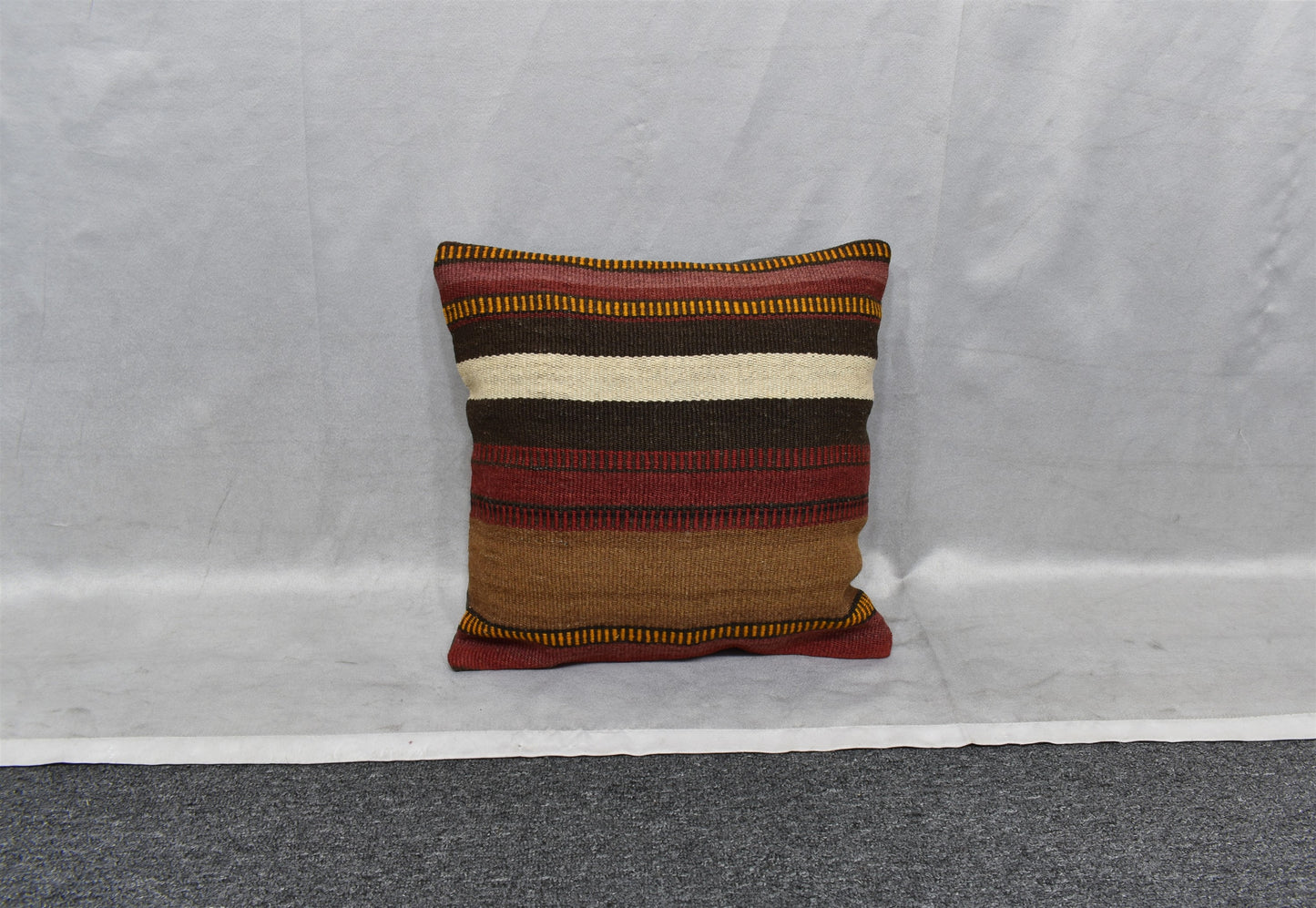 Yeni El Dokuma Dekoratif Kilim Kırlent Yastık Kılıfı 6732