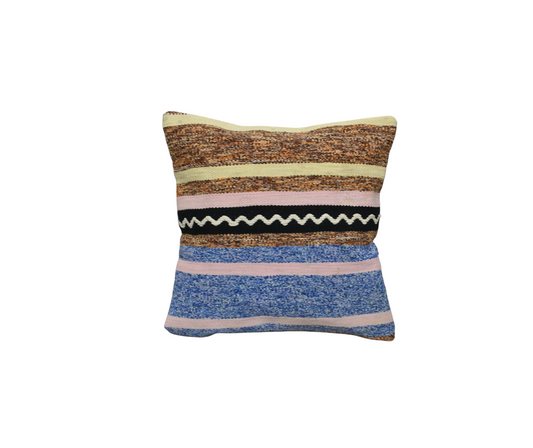 Yeni El Dokuma Dekoratif Kilim Kırlent Yastık Kılıfı 6736