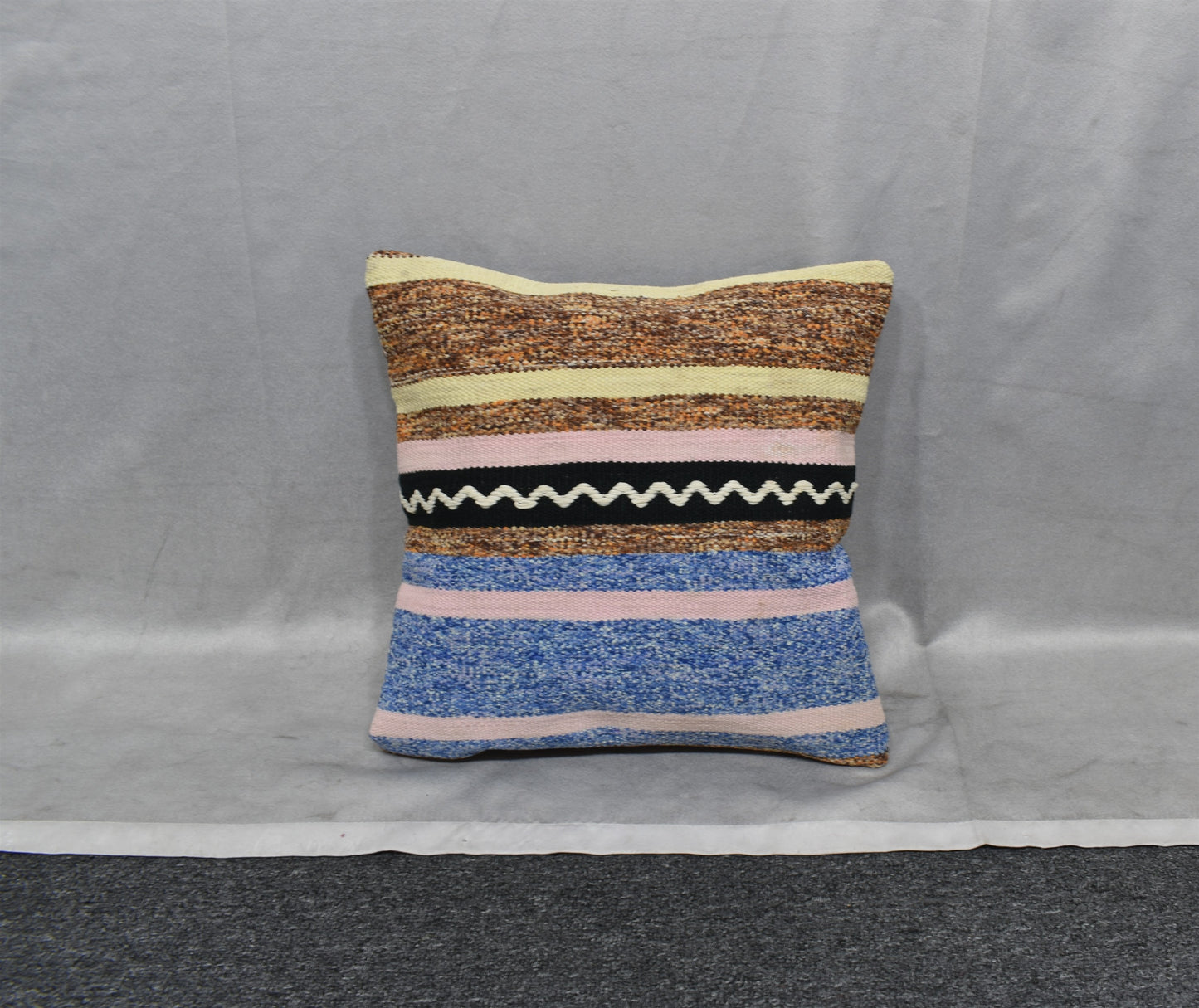 Yeni El Dokuma Dekoratif Kilim Kırlent Yastık Kılıfı 6736