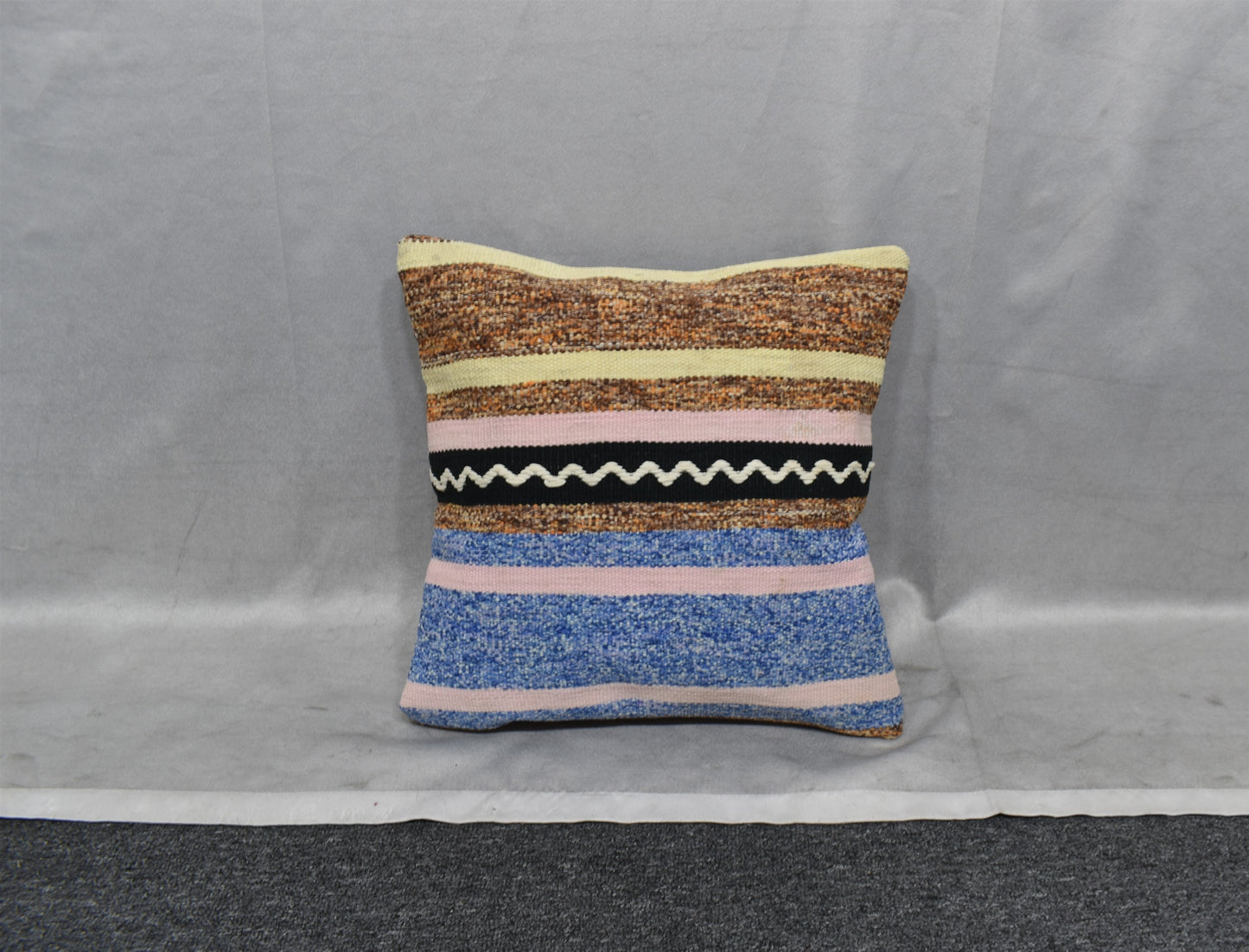 Yeni El Dokuma Dekoratif Kilim Kırlent Yastık Kılıfı 6736