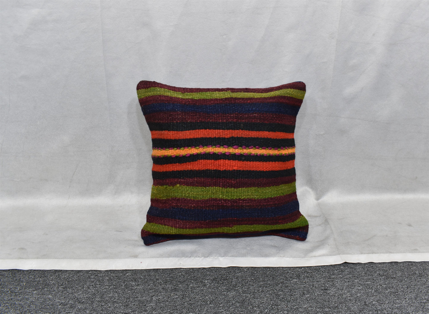 Yeni El Dokuma Dekoratif Kilim Kırlent Yastık Kılıfı 6741