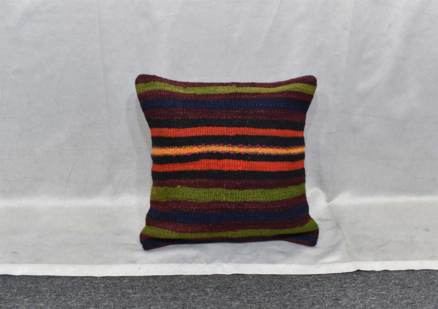 Yeni El Dokuma Dekoratif Kilim Kırlent Yastık Kılıfı 6741