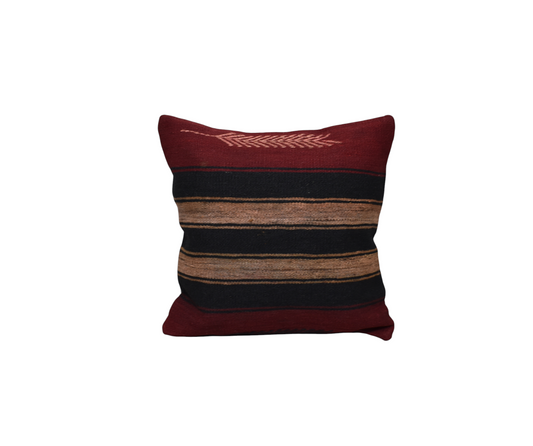 Yeni El Dokuma Dekoratif Kilim Kırlent Yastık Kılıfı 6746