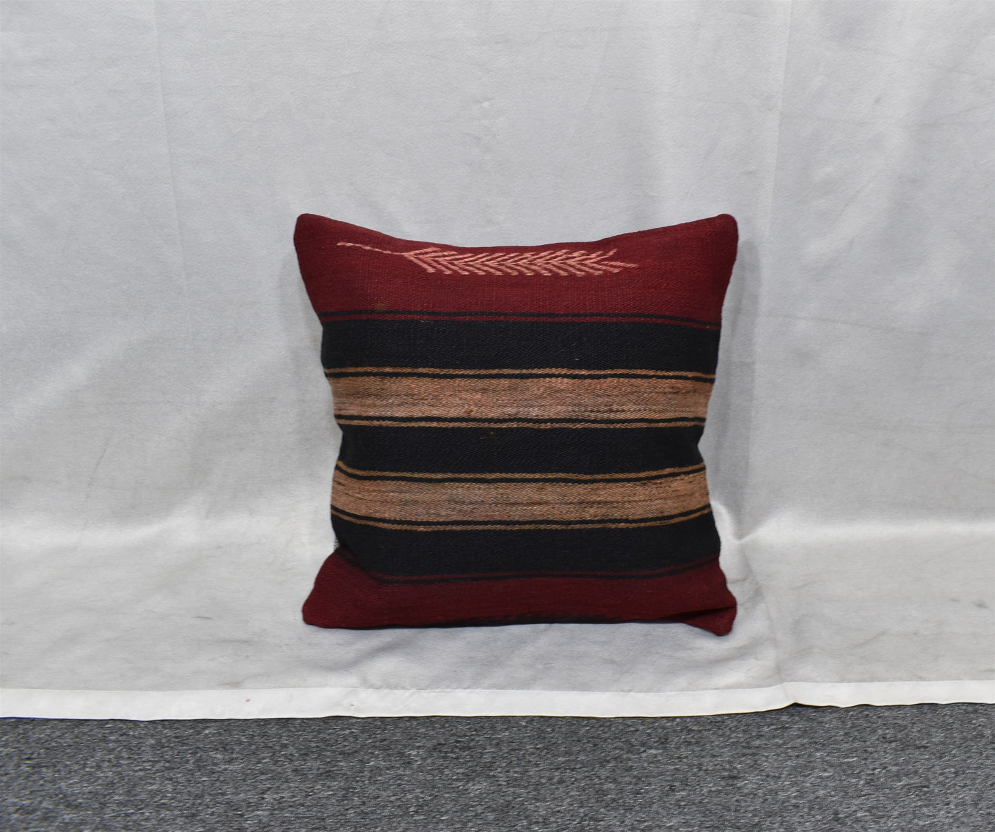 Yeni El Dokuma Dekoratif Kilim Kırlent Yastık Kılıfı 6746