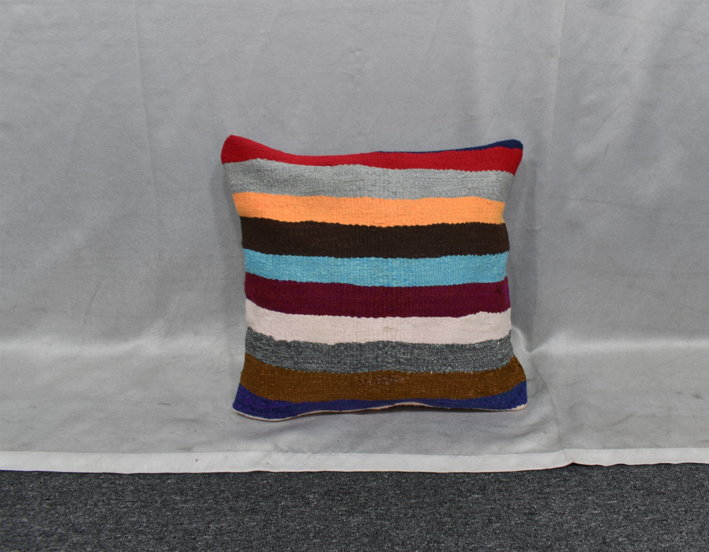 Yeni El Dokuma Dekoratif Kilim Kırlent Yastık Kılıfı 6747