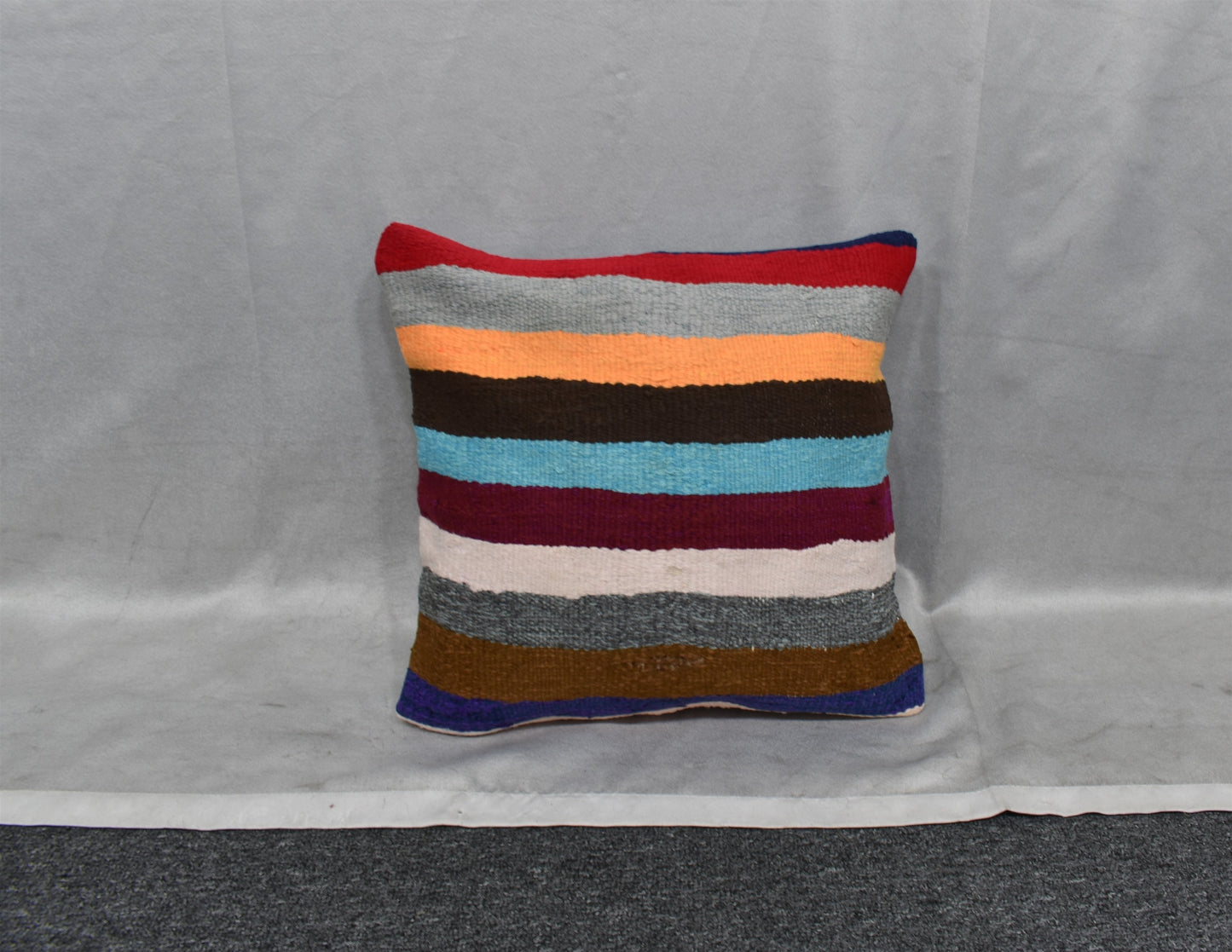 Yeni El Dokuma Dekoratif Kilim Kırlent Yastık Kılıfı 6747