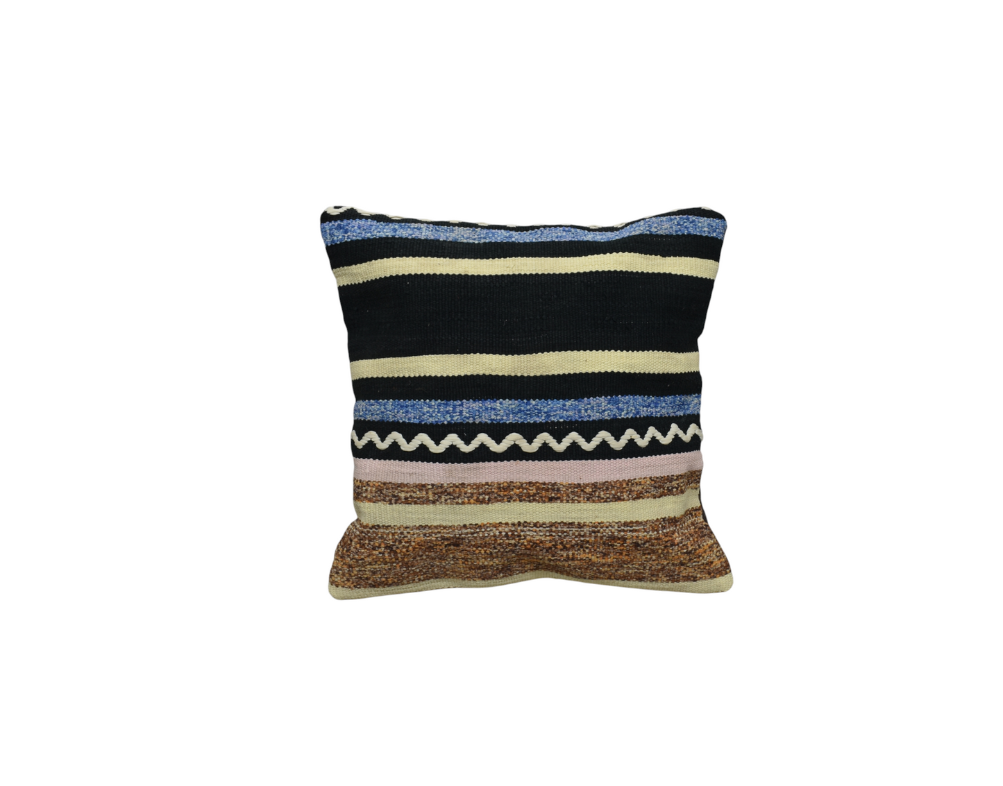 Yeni El Dokuma Dekoratif Kilim Kırlent Yastık Kılıfı 6749