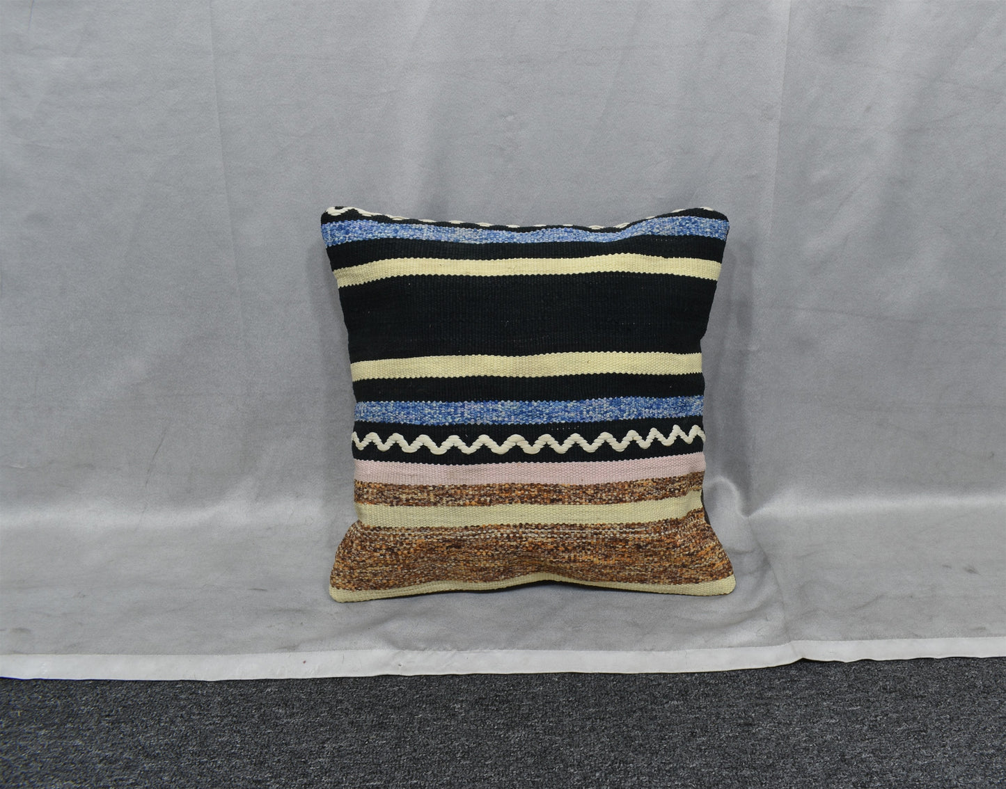 Yeni El Dokuma Dekoratif Kilim Kırlent Yastık Kılıfı 6749