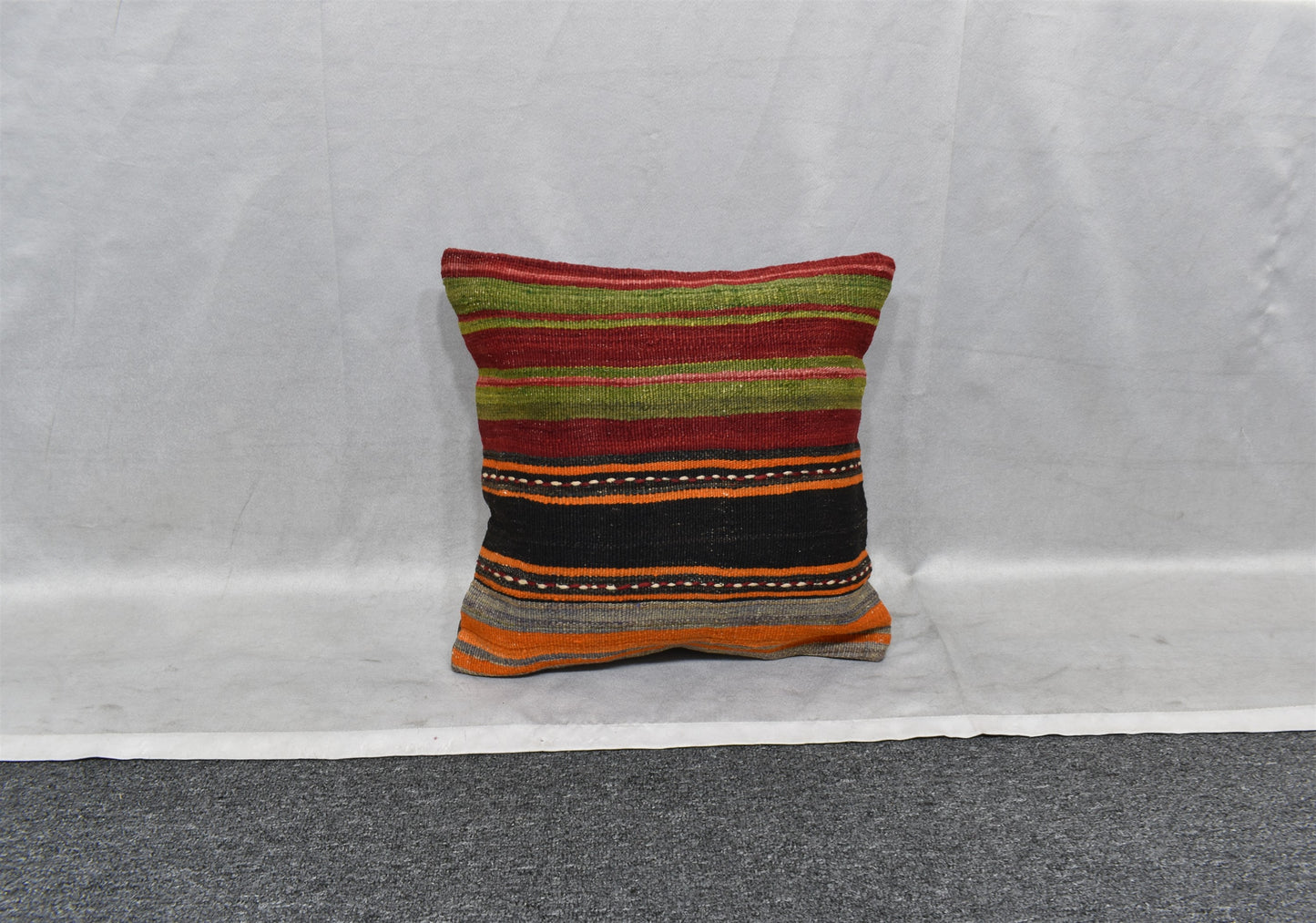 Yeni El Dokuma Dekoratif Kilim Kırlent Yastık Kılıfı 6750