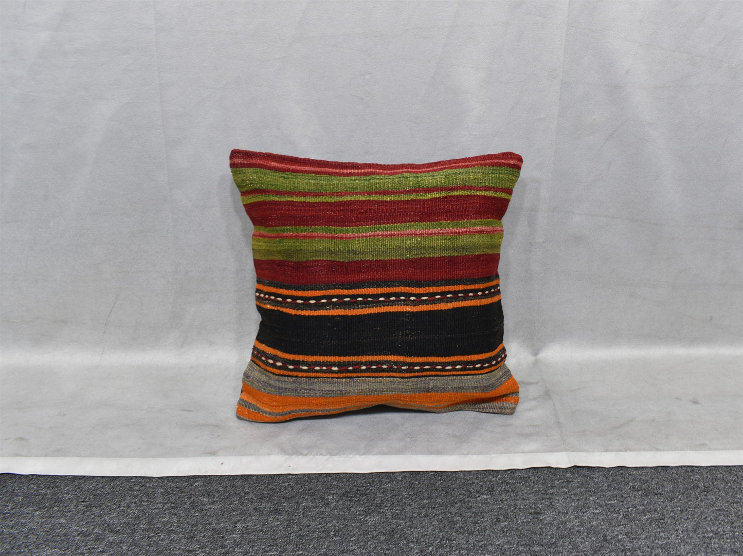 Yeni El Dokuma Dekoratif Kilim Kırlent Yastık Kılıfı 6750