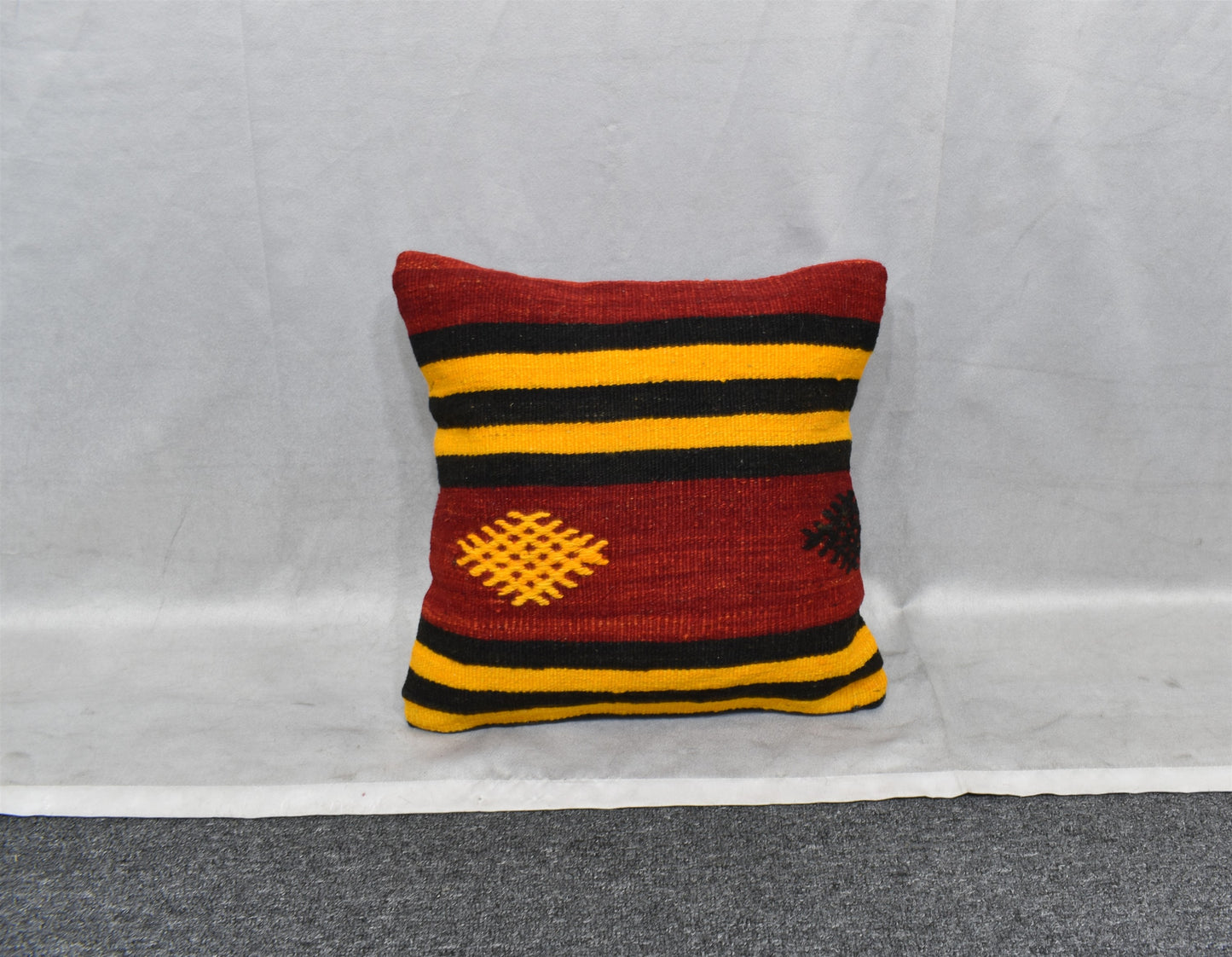 Yeni El Dokuma Dekoratif Kilim Kırlent Yastık Kılıfı 6753