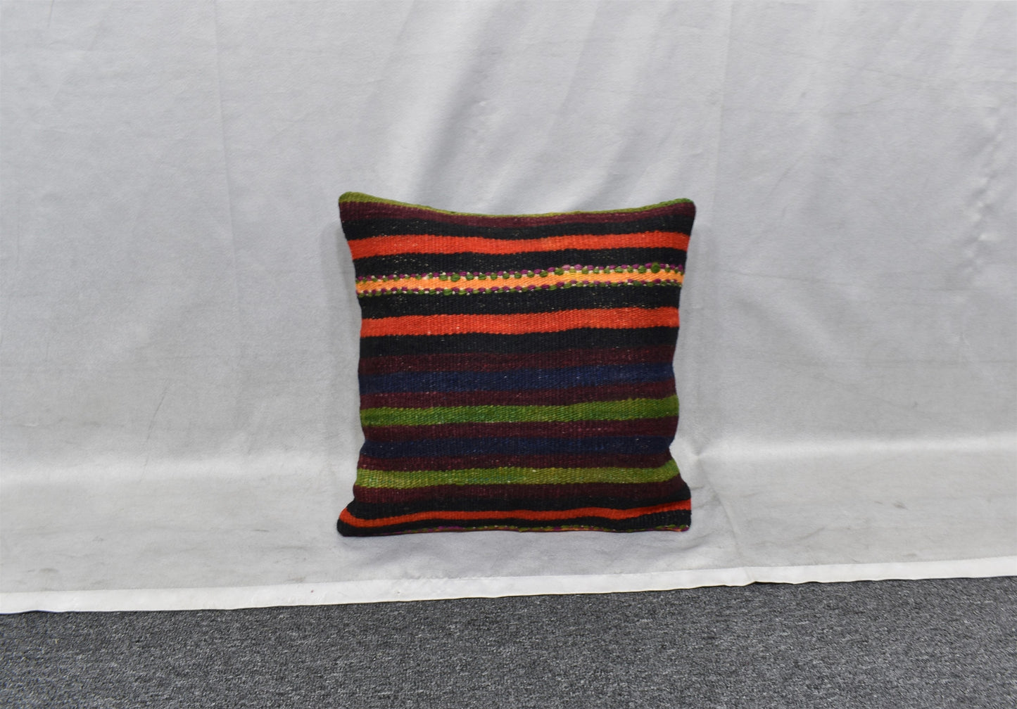 Yeni El Dokuma Dekoratif Kilim Kırlent Yastık Kılıfı 6754