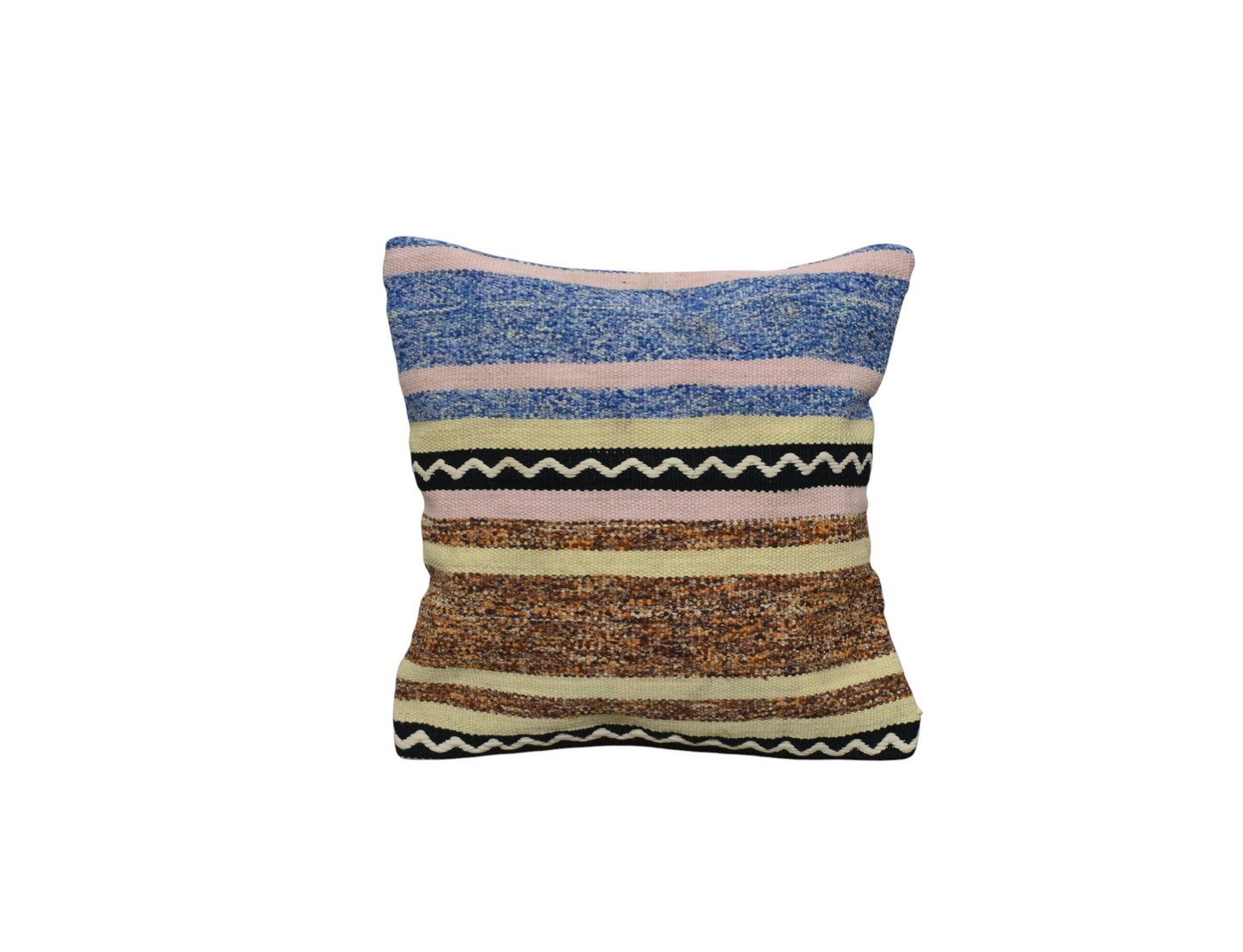 Yeni El Dokuma Dekoratif Kilim Kırlent Yastık Kılıfı 6756