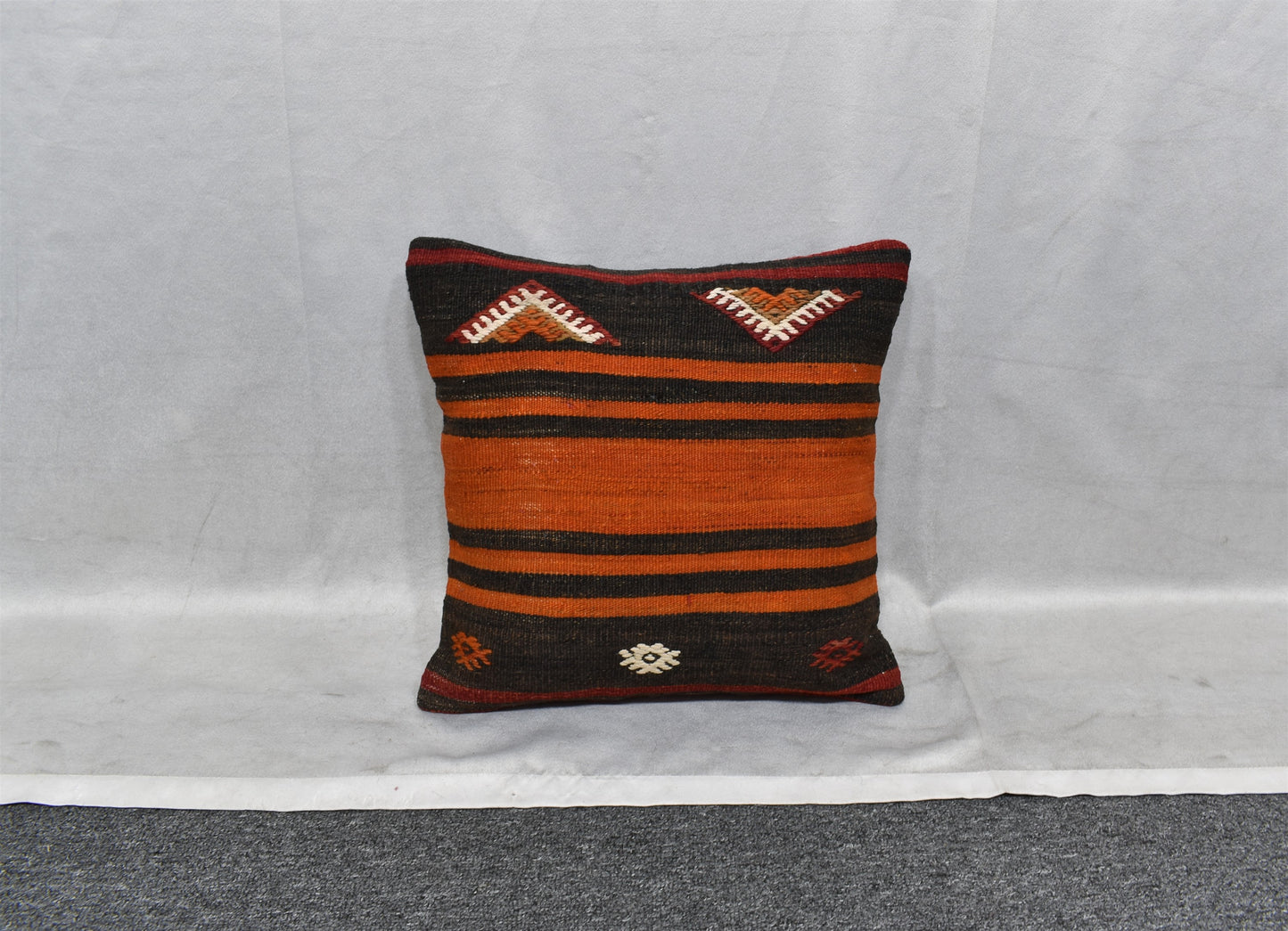 Yeni El Dokuma Dekoratif Kilim Kırlent Yastık Kılıfı 6757