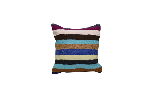 Yeni El Dokuma Dekoratif Kilim Kırlent Yastık Kılıfı 6761