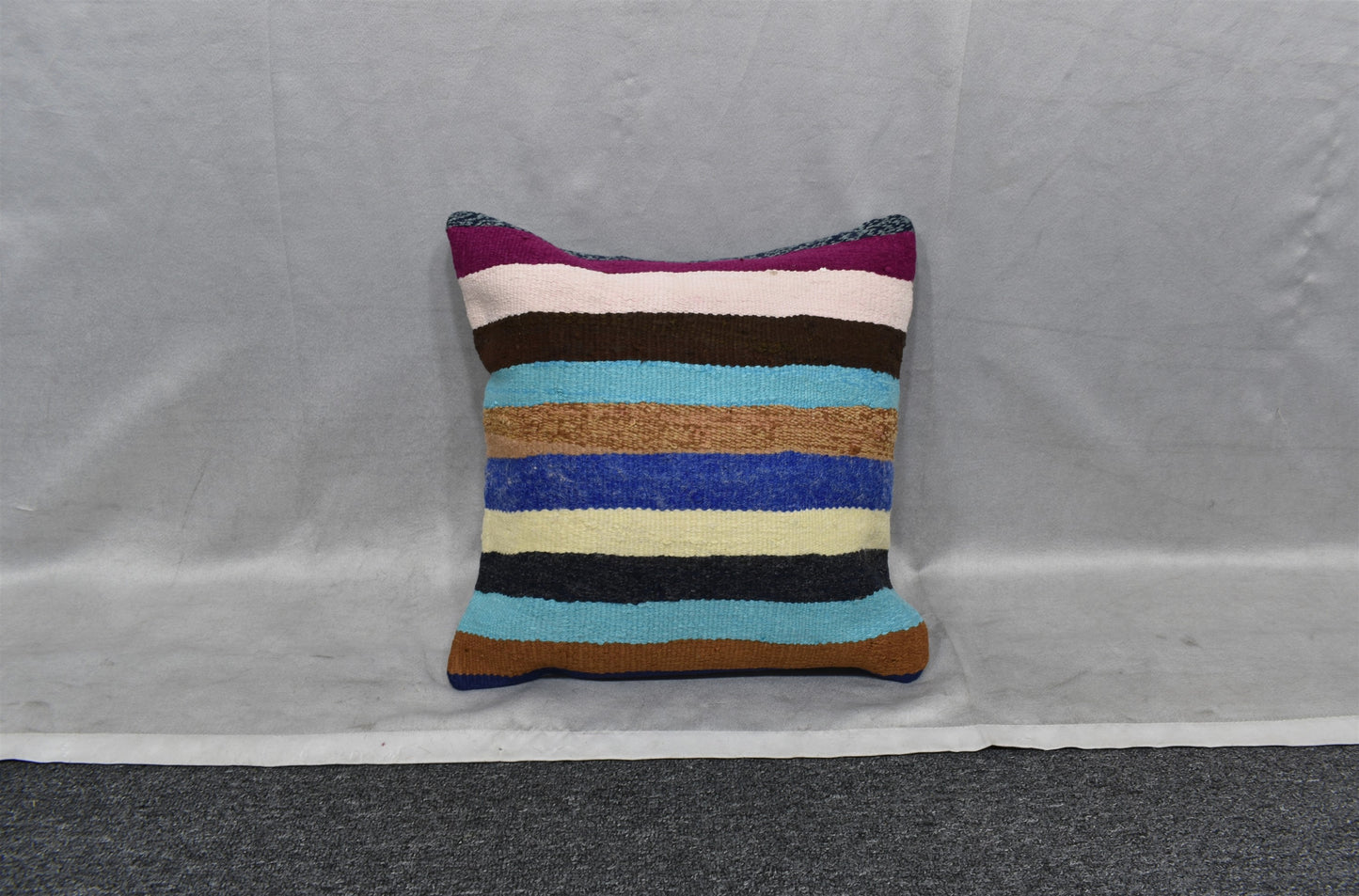 Yeni El Dokuma Dekoratif Kilim Kırlent Yastık Kılıfı 6761