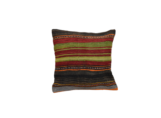 Yeni El Dokuma Dekoratif Kilim Kırlent Yastık Kılıfı 6762