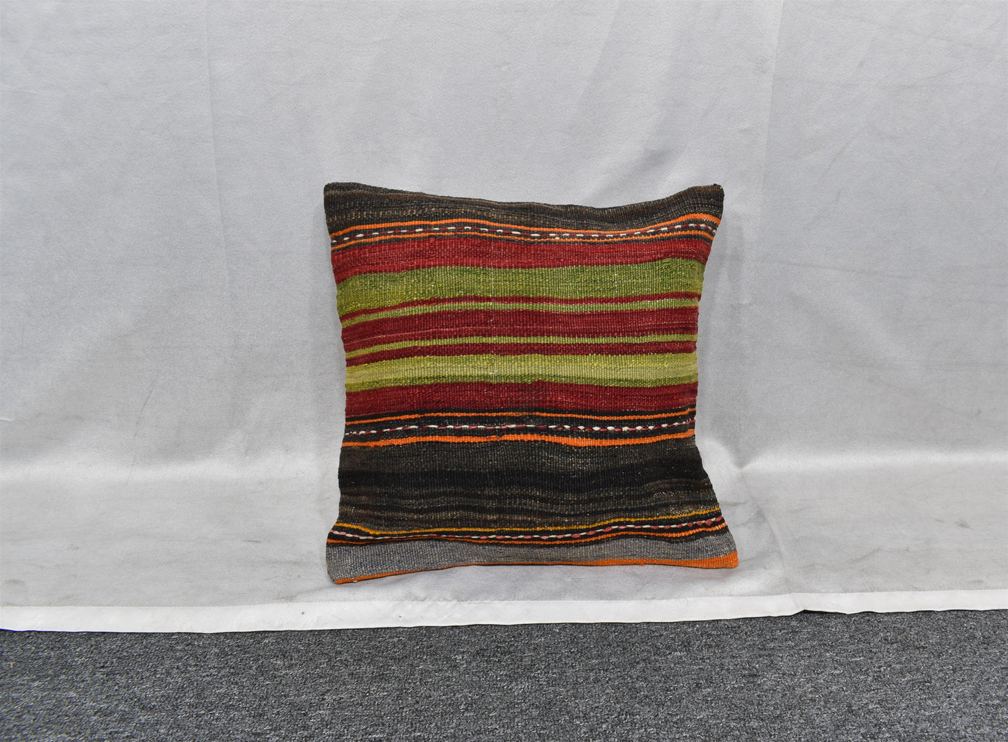 Yeni El Dokuma Dekoratif Kilim Kırlent Yastık Kılıfı 6762