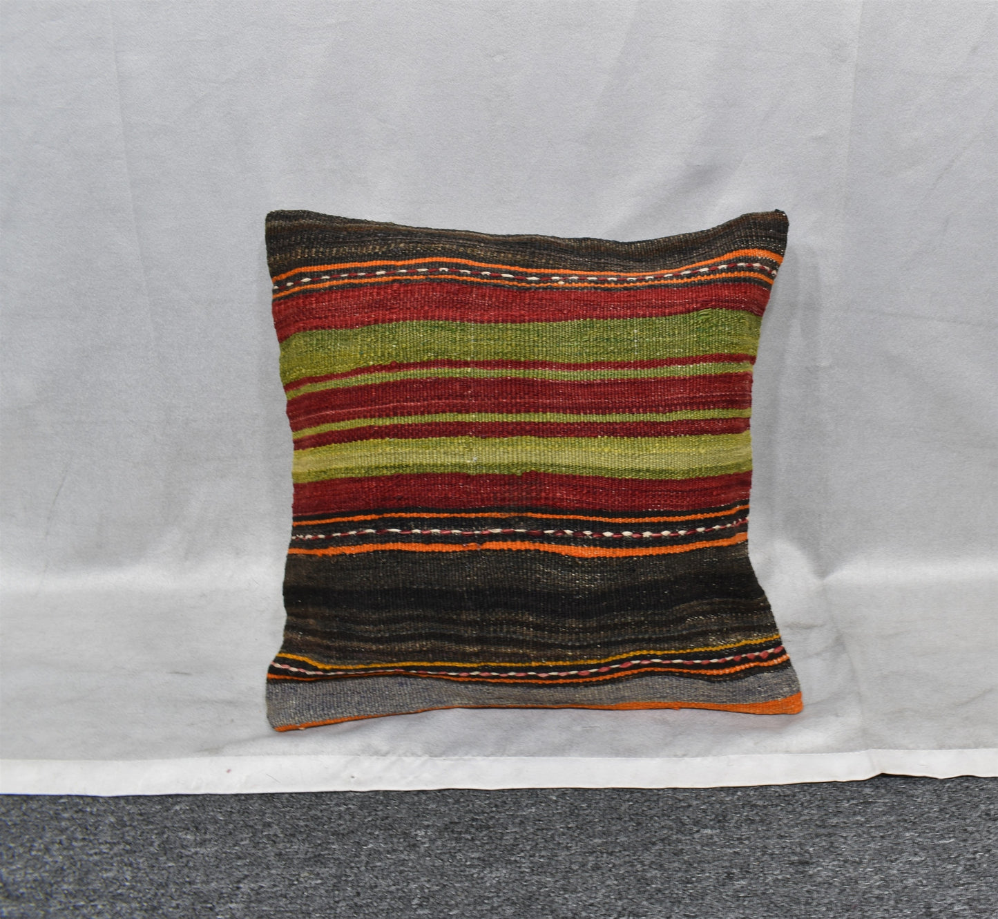 Yeni El Dokuma Dekoratif Kilim Kırlent Yastık Kılıfı 6762