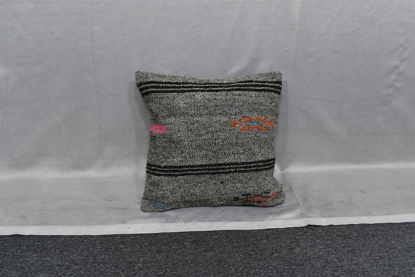 Yeni El Dokuma Dekoratif Kilim Kırlent Yastık Kılıfı 6765