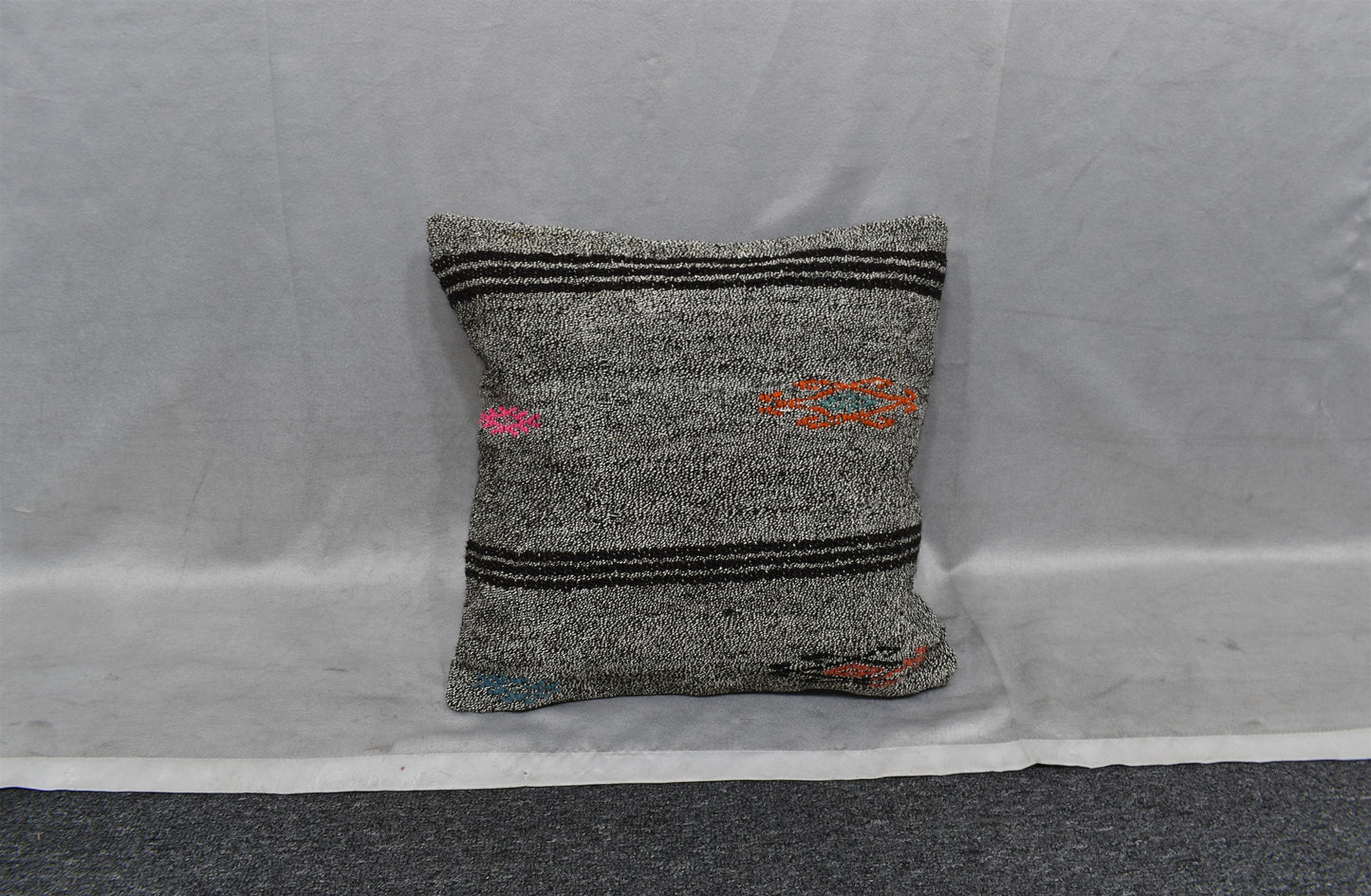 Yeni El Dokuma Dekoratif Kilim Kırlent Yastık Kılıfı 6765