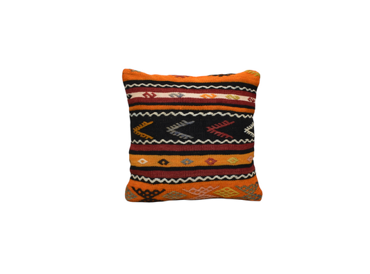 Yeni El Dokuma Dekoratif Kilim Kırlent Yastık Kılıfı 6776