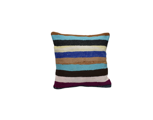 Yeni El Dokuma Dekoratif Kilim Kırlent Yastık Kılıfı 6778