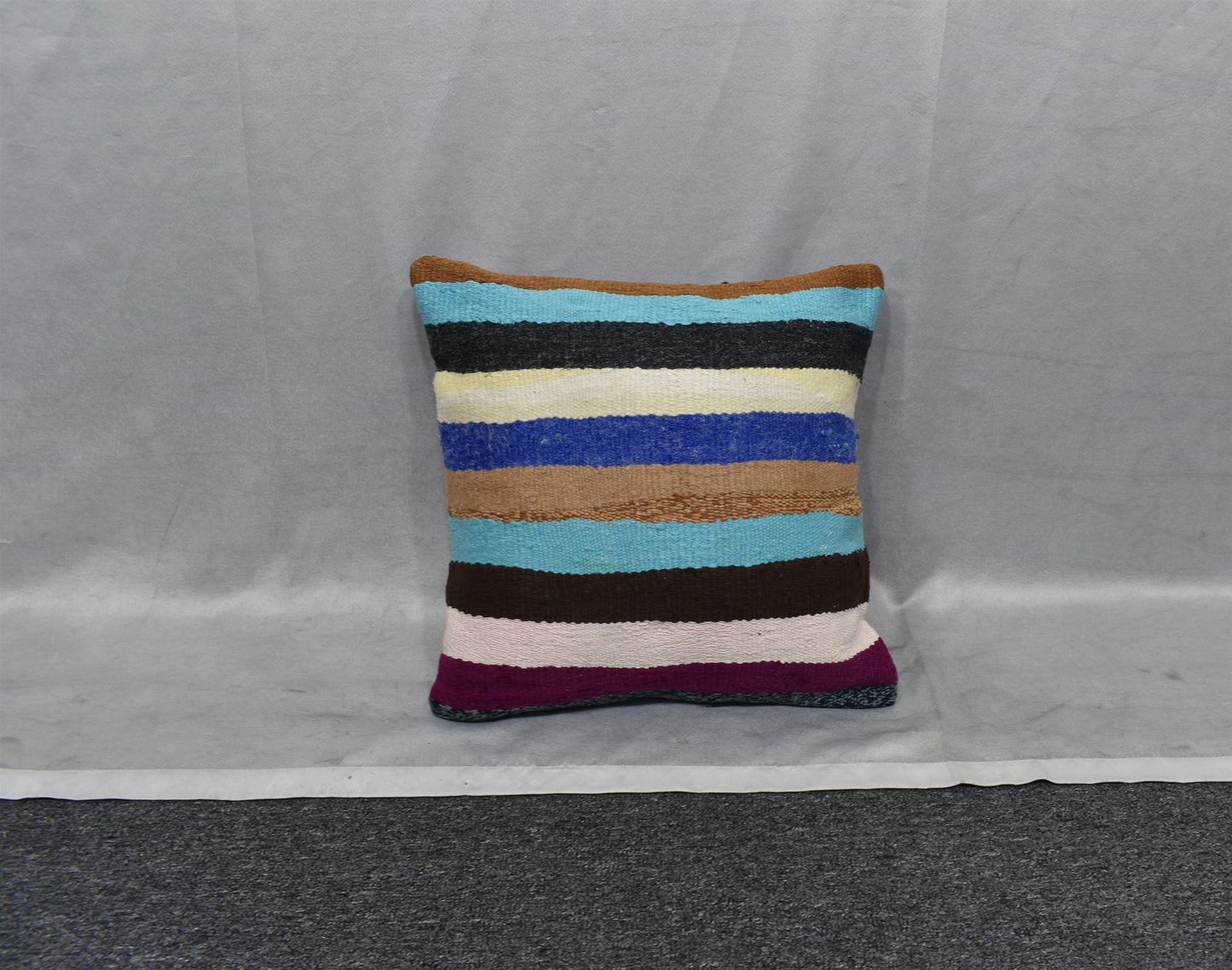 Yeni El Dokuma Dekoratif Kilim Kırlent Yastık Kılıfı 6778