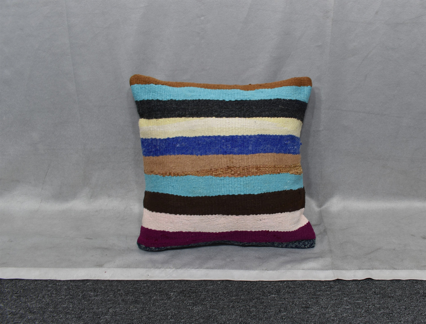 Yeni El Dokuma Dekoratif Kilim Kırlent Yastık Kılıfı 6778