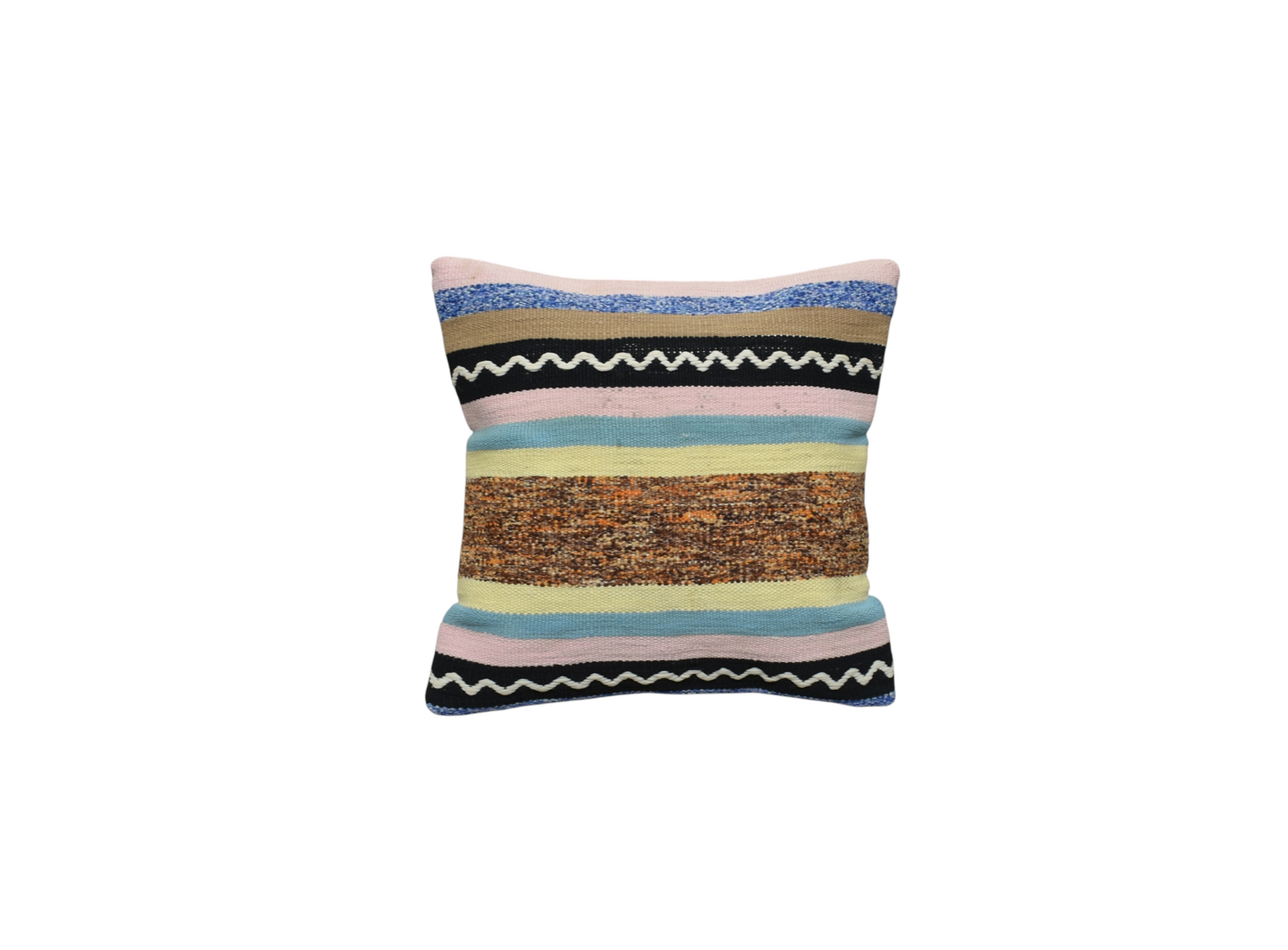 Yeni El Dokuma Dekoratif Kilim Kırlent Yastık Kılıfı 6790