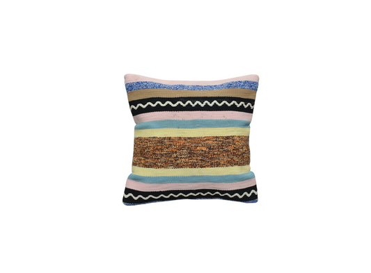 Yeni El Dokuma Dekoratif Kilim Kırlent Yastık Kılıfı 6790