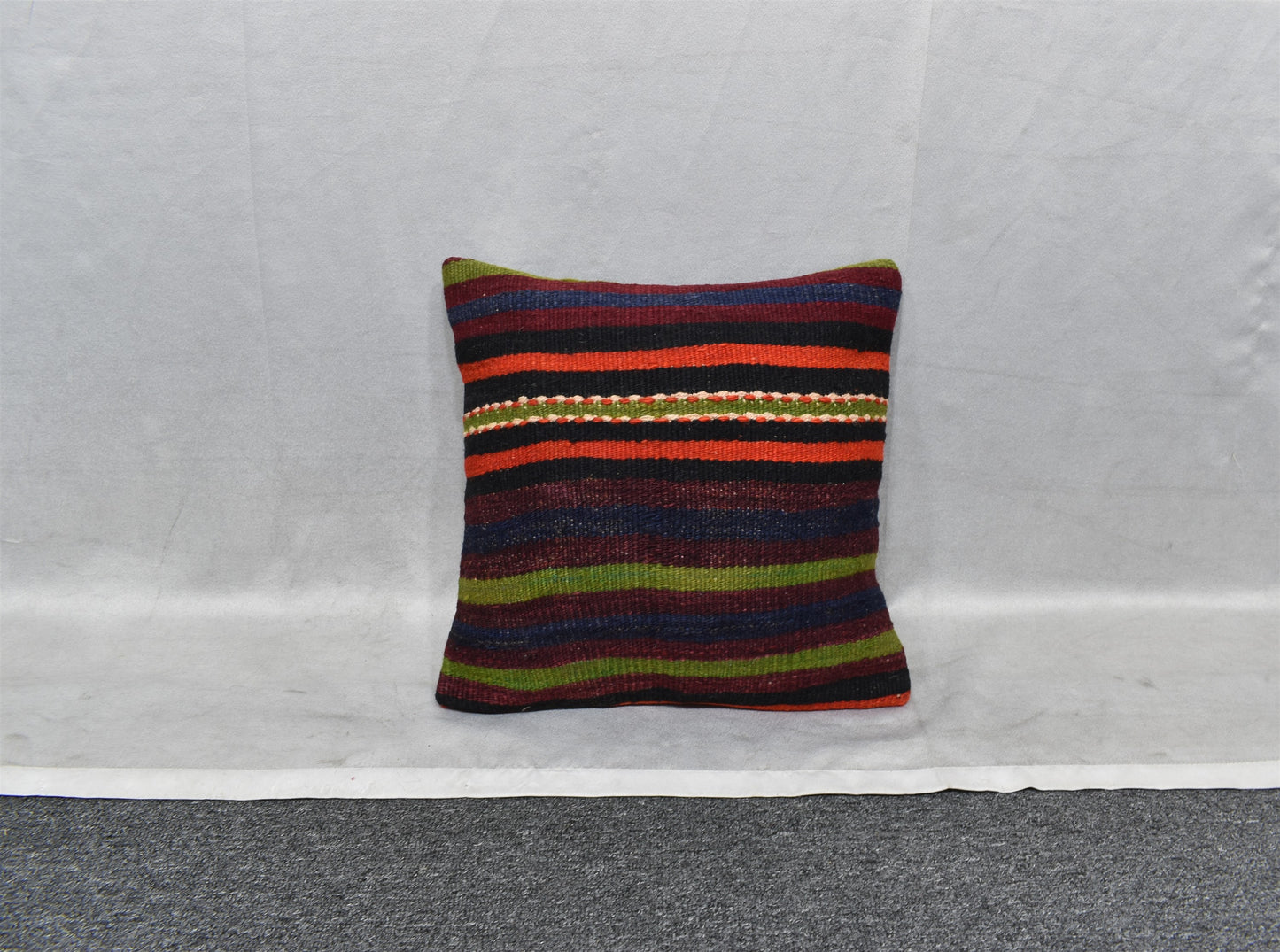 Yeni El Dokuma Dekoratif Kilim Kırlent Yastık Kılıfı 6791