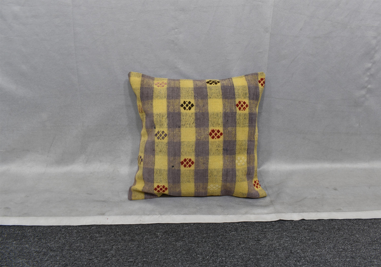 Yeni El Dokuma Dekoratif Kilim Kırlent Yastık Kılıfı 6793