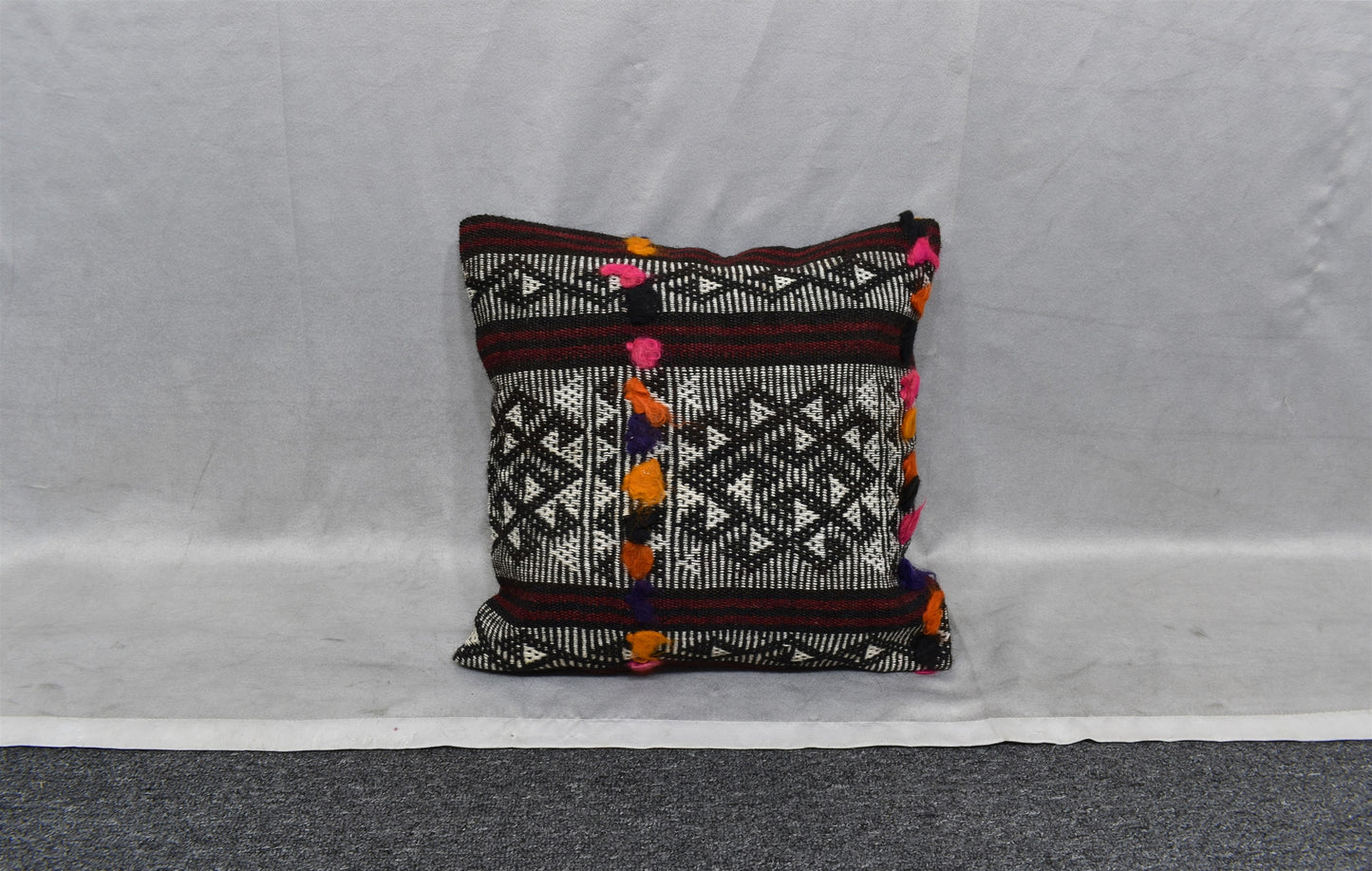 Yeni El Dokuma Dekoratif Kilim Kırlent Yastık Kılıfı 6794