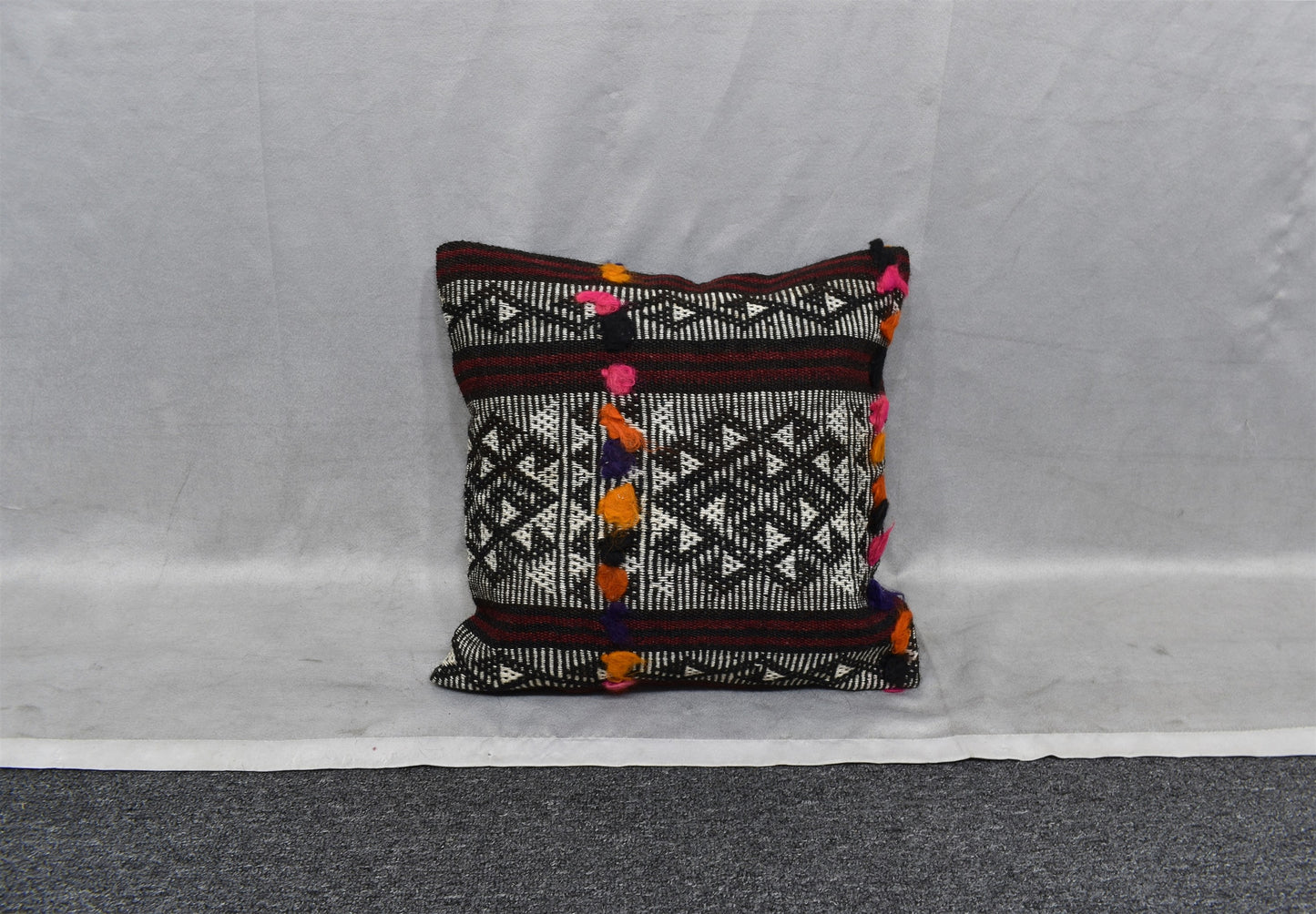Yeni El Dokuma Dekoratif Kilim Kırlent Yastık Kılıfı 6794