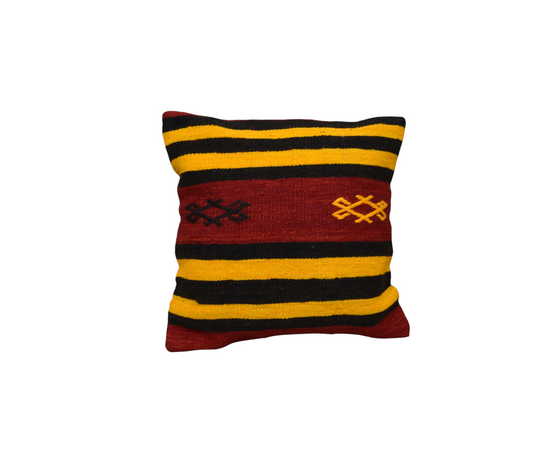 Yeni El Dokuma Dekoratif Kilim Kırlent Yastık Kılıfı 6818