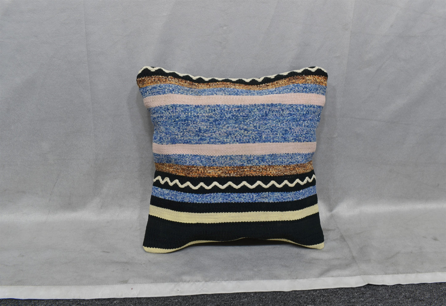 Yeni El Dokuma Dekoratif Kilim Kırlent Yastık Kılıfı 6820