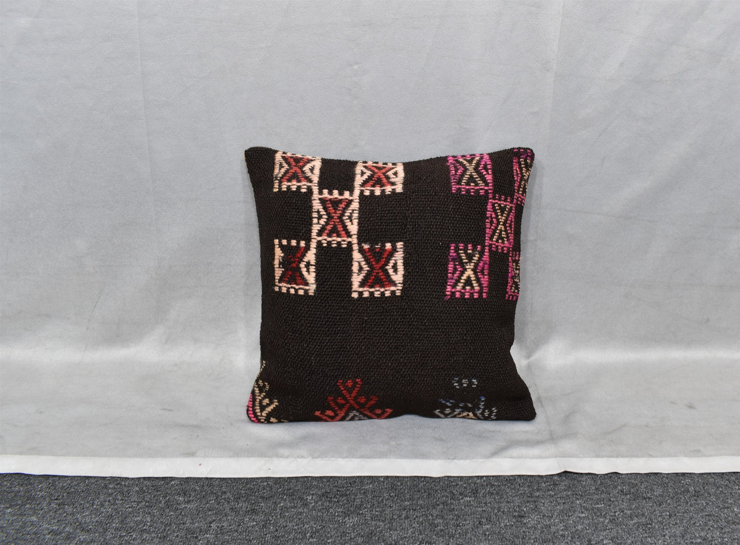 Yeni El Dokuma Dekoratif Kilim Kırlent Yastık Kılıfı 6821